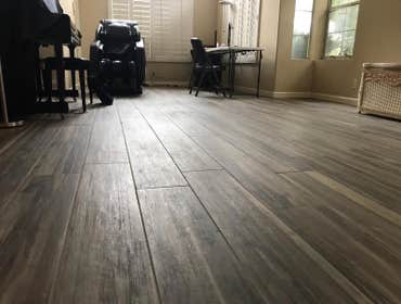 Ceramic tile floor install install new wood looking ceramic tile floor
