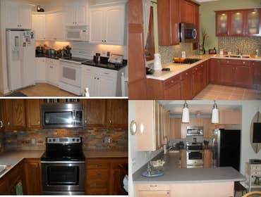 recent kitchens From shabby to shiek....