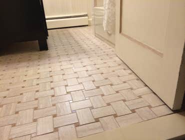 Babylon bathroom floor