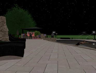 3D Design & Build Back Yard Pool & Living Space Design