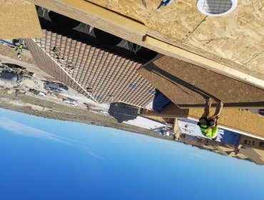 New construction of Tile roof