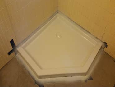 Shower Pan After