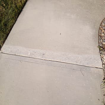 Trip Hazard Before / After Pictures Notice how much nicer our trip hazard saw cutting & shaving service looks over traditional grinding.