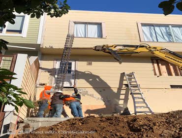 Photos by B and D Excavation and Construction #5 Addition Foundation, Lagging and Retaining Wall
