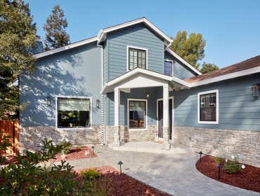 Luxury Custom Home Remodel | Los Altos, CA This luxury custom home remodel transformed a former duplex into a cohesive single-family residence. The spa