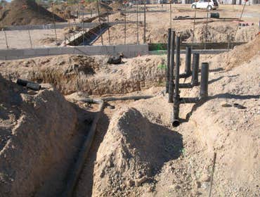 Plumbing Desert Diamond Plumbing can handle service, repair and even construction and remodeling.