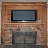 Custom reclaimed wood mantle