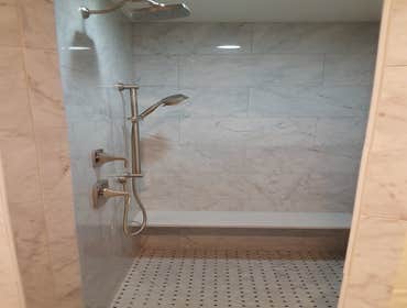New shower