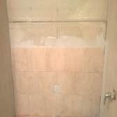 backerboard and tile