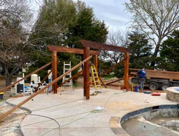 Fence and Pergola
