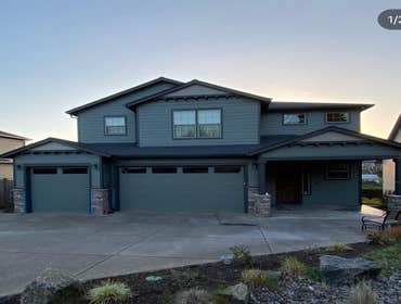 Photos by Vision #1 Full exterior repaint and masonry rock added
With a deep pressure wash allowing us to apply fresh new Sherwin Williams paint . Hom