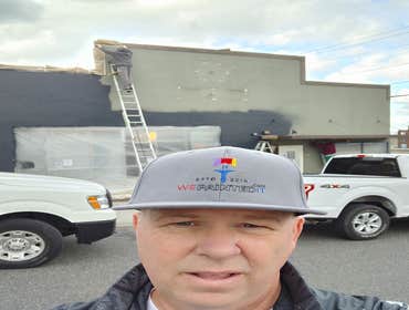 Piece of mind cannabis shop Exterior repaint