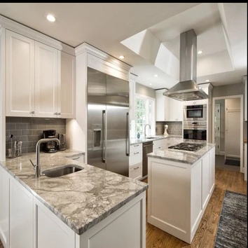 Contemporary Kitchen and Hearth Room Remodel