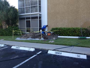 Replacing Pipe at River Shores Sewer reconnect