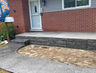Photos by Guevara Alexander #1 A curated collection of our high-end residential concrete work, including stamped patios, exposed aggregate driveways, w