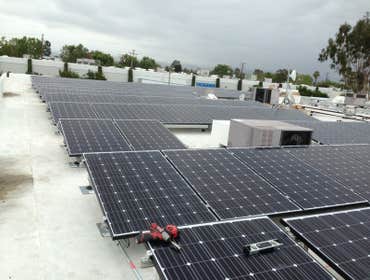 Irvine 100kW Solar Project Roof top/parking lot structure mounted 100kW commercial solar project using 280W 60 cell modules, and solaredge inverters. M