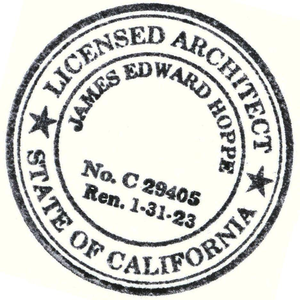 James E. Hoppe, Architect
