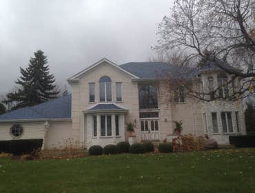 Owens corning Duration shingles Owens corning Duration shingles Harbor Blue
New seamless Gutters, oversize downspouts and leaf guards