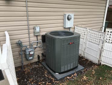 Kingsway, Norfolk, gas furnace relocation, new ducting, and new gas line installation