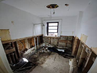 Bathroom Remodel During Demolition