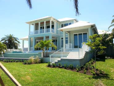 New Custom Home on North Redington Beach Intercoastal. This is a Key West Transitional Style, designed by an ultra-luxury home Architectural firm known