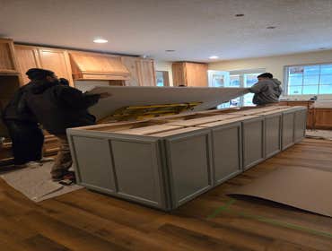 Getting new countertops installed