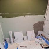 Photos by Qac Construction #3 Drywall shower area and tile walls