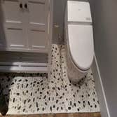 Custom bathroom Down to the studs demo. Remove sinks, toilet shower stall. Add Toto toilet, 60" vanity with granite top. Install 40" x 60" shower base