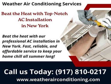 Photos by Weather Air Conditioning Services #1 Weather Air Conditioning Services is the premier HVAC company in NYC, providing a comprehensive range of