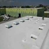 Gaco Western Coating 12,000 sqft warehouse in Hialeah completed using Gaco Western owner received not only our companies warranty but their roof is now