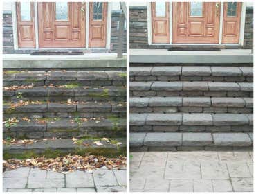 Front Steps restored
