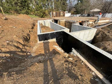 New Home Buid Progress Gallery Tear down / New Home Construction