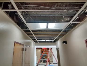 Acoustical Ceiling Before - NM