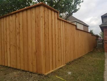Cedar Fence Board on Board