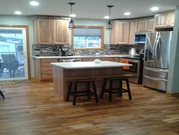 Various hardwood floor, and laminate floor installs
