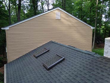 NEW SIDING CAPPING GUTTERS