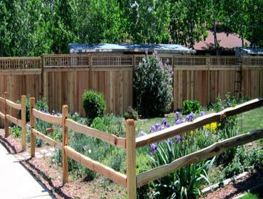 Cedar fences
