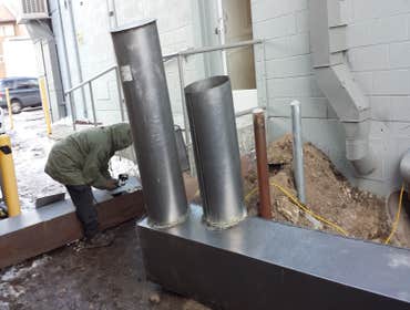 Friends With Benny's ( Boulder ) Installation of 12' type I Hood, Gas piping and Fire Suppression