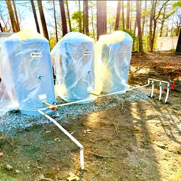 Residential Outdoor Plumbing System Installation