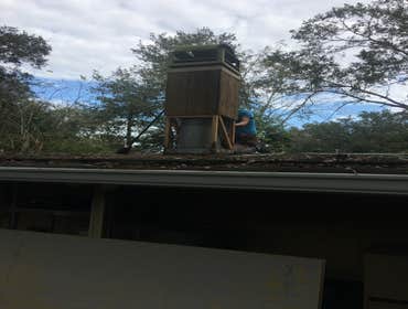 Photos by Home Remodeling&Maintenance,Inc. #9 Vertical James Hardie siding installation @ chimney case