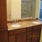 GRANITE COUNTERTOPS This is a project located in Maryland is a full Kitchen Renovation and Bathroom vanity top.