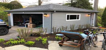 new garage sconces in Highland Park