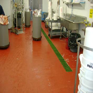 Restaurant kitchen floors