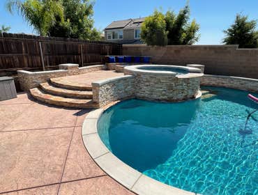 Photos by Holiday Pools & Spa Construction Inc #1 Here are some photos to give you an idea of some of our completed work. We have been in business in 