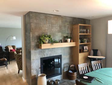 REVAMPED 50'S FIREPLACE