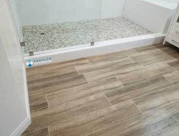 Open Concept Modern Bathroom