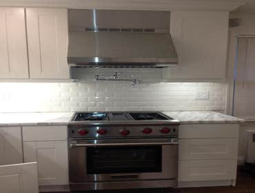 Kitchen Remodel - West Orange, NJ We did a complete kitchen remodel at this West Orange residence which included new cabinets, flooring, back splash, a