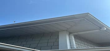 Hardie Board with new Soffit/Fascia/Gutters
