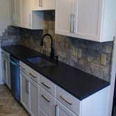 Backsplash Installation Canton IL - May 2021 - Markello Natural stone kitchen backsplash in Canton IL.