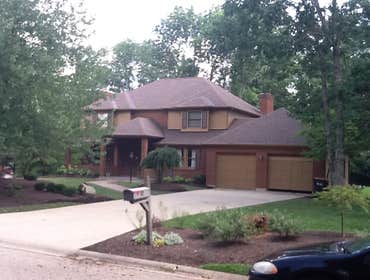 Storm damage restoration, roof replacement. 3300 square foot home in the Greater Cincinnati Area damaged by a recent storm. We were able to file an in